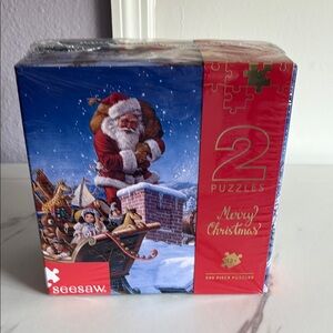 Seesaw Christmas Puzzle Set of 2